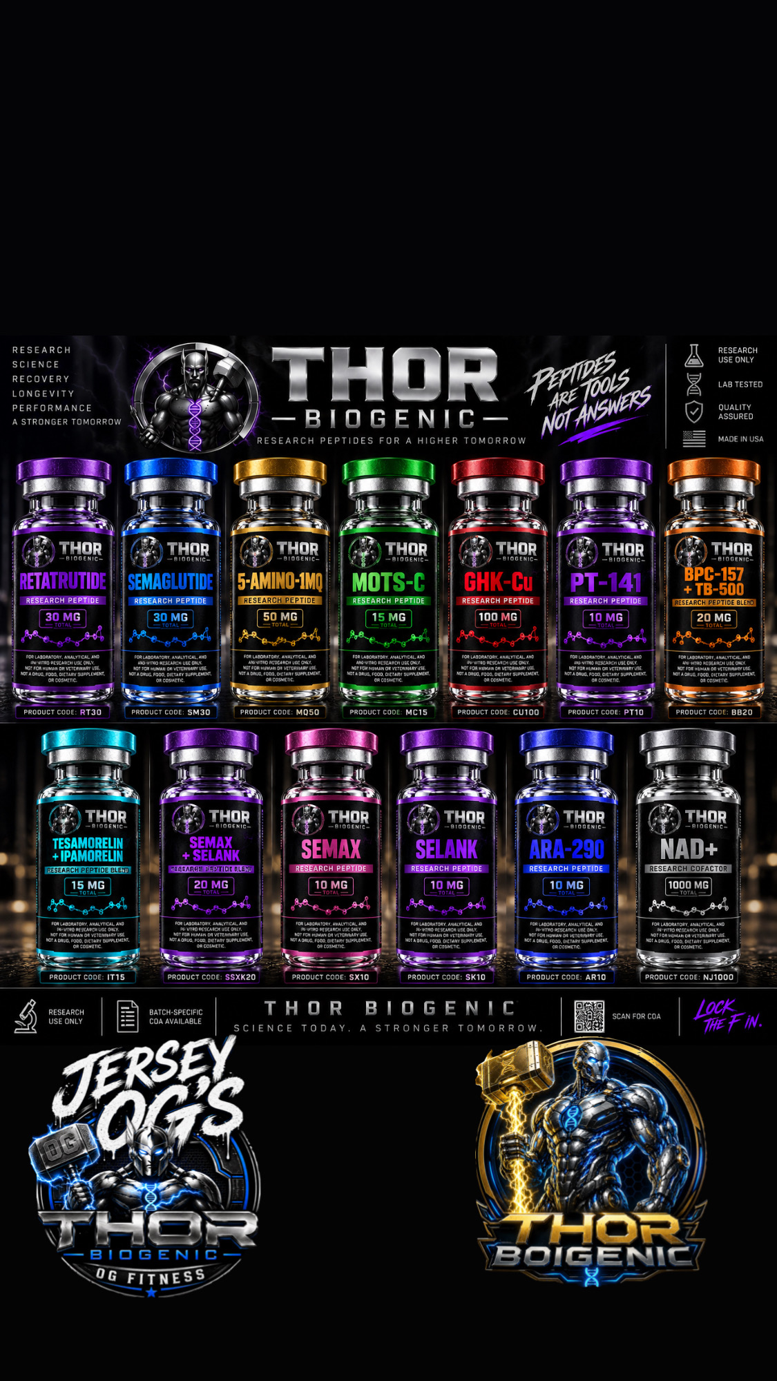 Thor BioGenic vial collection